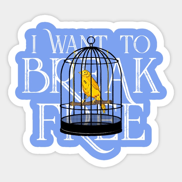 They Want to be Free Sticker by NathanielF